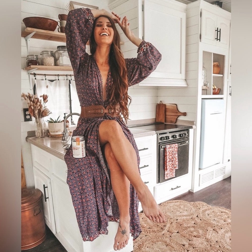 nat natalie martin floral print draped wrap nico maxi dress
